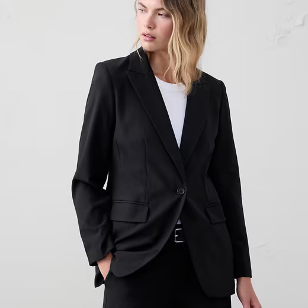 Nwt Banana Republic Classic Black Blazer